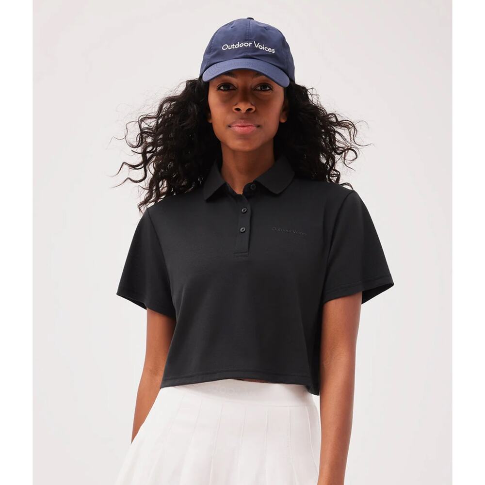 Outdoor Voices Birdie Cropped Polo